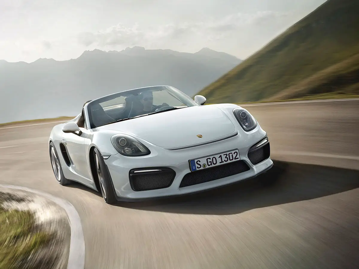 پورشه باکستر اسپایدر Porsche Boxster Spyder