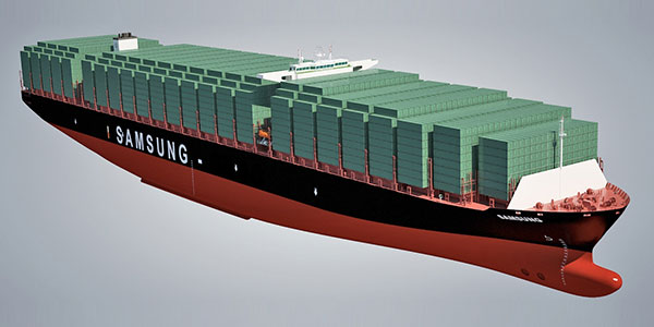 بزرگترین کشتی جهان ساخت سامسونگ