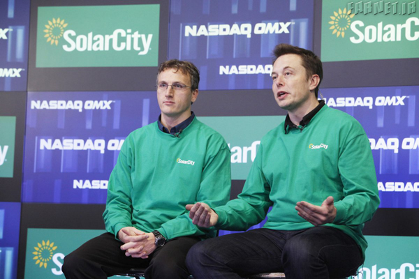 تاسیس شرکت SolarCity
