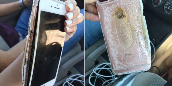 آتش گرفتن آیفون 7 پلاس