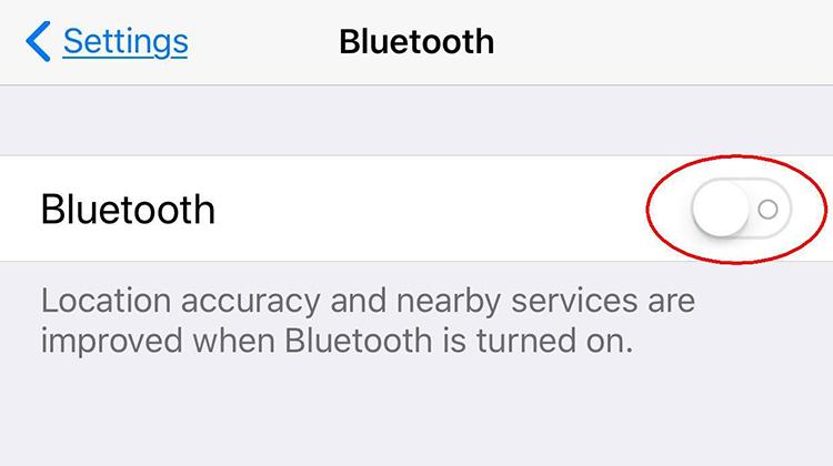 خاموش کردن بلوتوث و WiFi در iOS 11