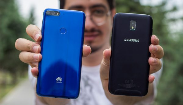 مقایسه هواوی Y7 Prime 2018 با گلکسی جی 5 پرو