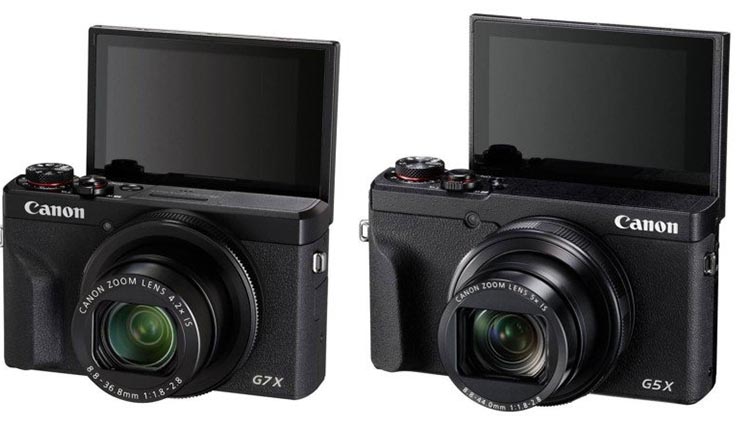 دو دوربین عکاسی PowerShot G7 X III و G5 X Mark II