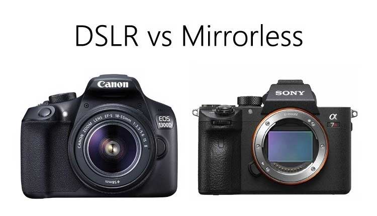 مقایسه دوربین DSLR با دوربین بدون آینه