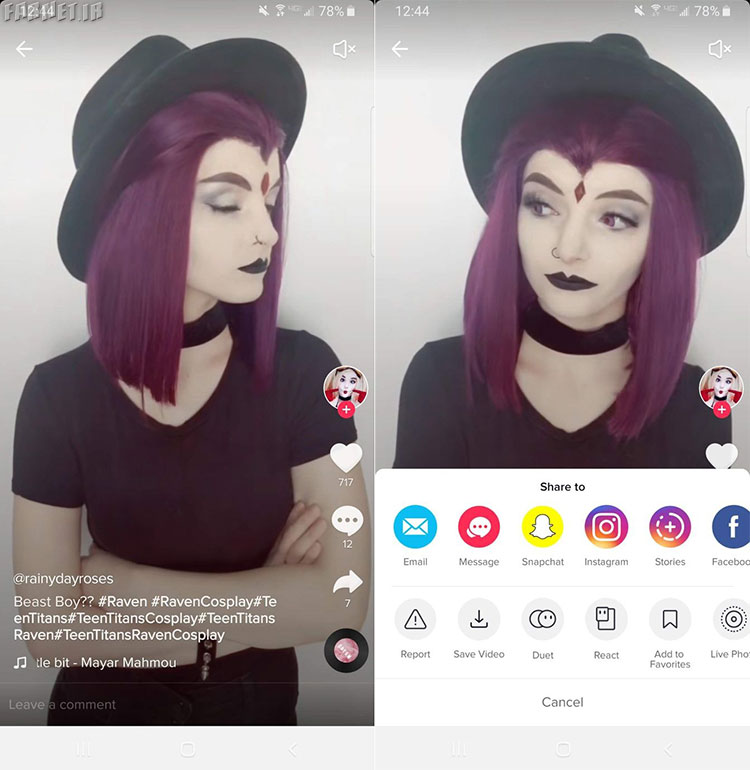 TikTOk دوئت