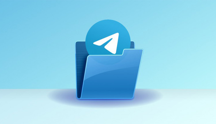 ایجاد پوشه تلگرام