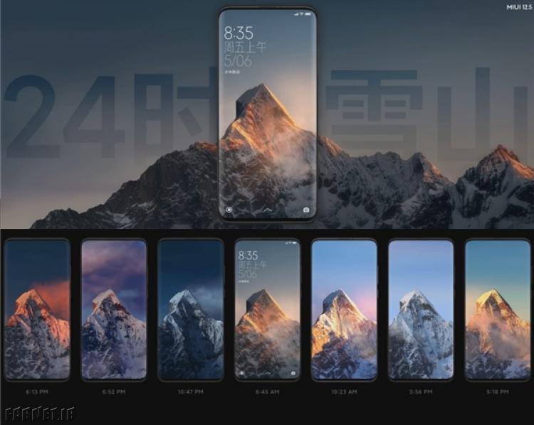 رابط کاربری MIUI 12.5