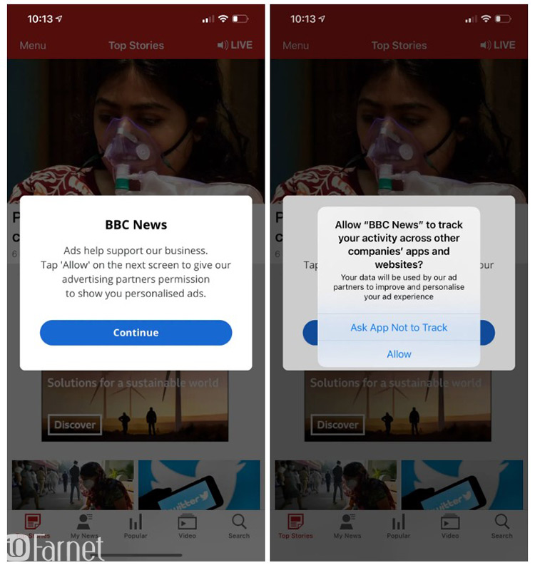  قابلیت App Tracking Transparency