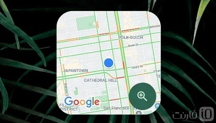 گوگل مپس ویجت ترافیک