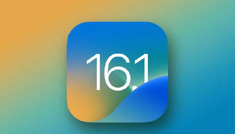 آپدیت iOS 16.1