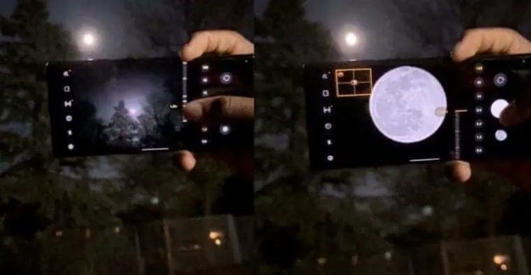 قابلیت عکاسی از ماه گلکسی S23 اولترا