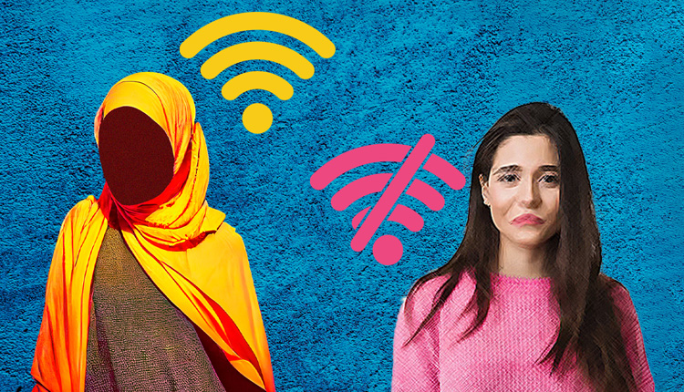 مسدود شدن تلفن و قطعی اینترنت زنان بی‌حجاب