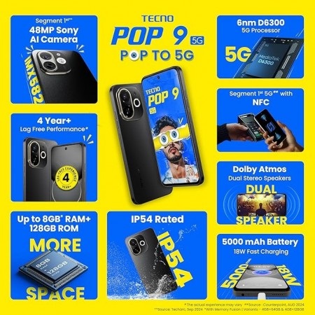 Tecno Pop 9 5G