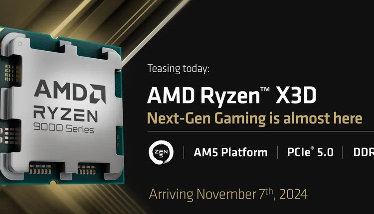 AMD پردازنده‌های دسکتاپ سری 9000 X3D را 17 آبان عرضه می‌کند