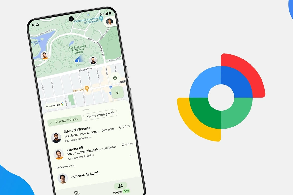 اپلیکیشن Find My Device اندروید اکنون می‌تواند موقعیت مکانی افراد را نمایش دهد