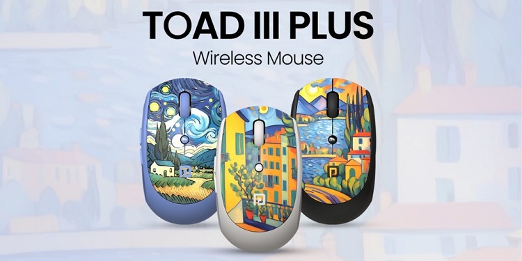 ماوس بی‌سیم Toad III Plus با الهام از ونسان ون گوگ معرفی شد