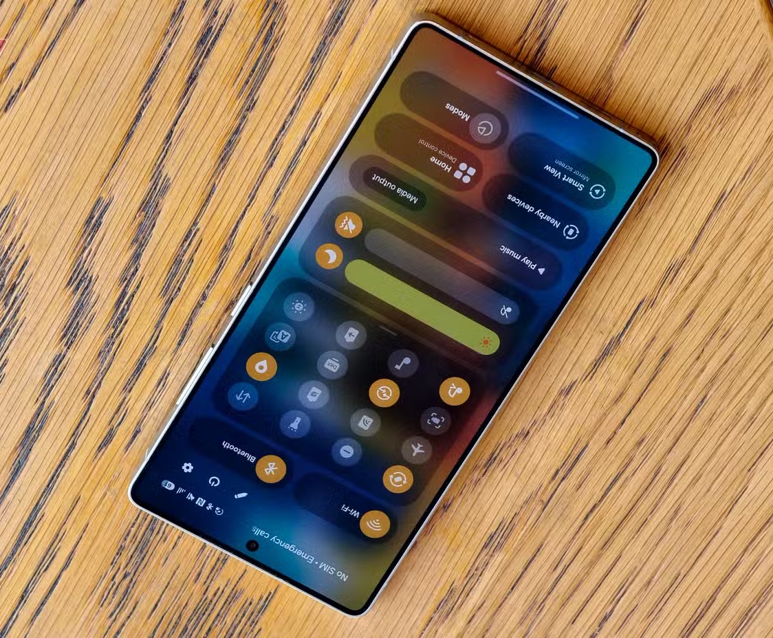 آپدیت One UI 7 پنل نوتیفیکیشن جداگانه