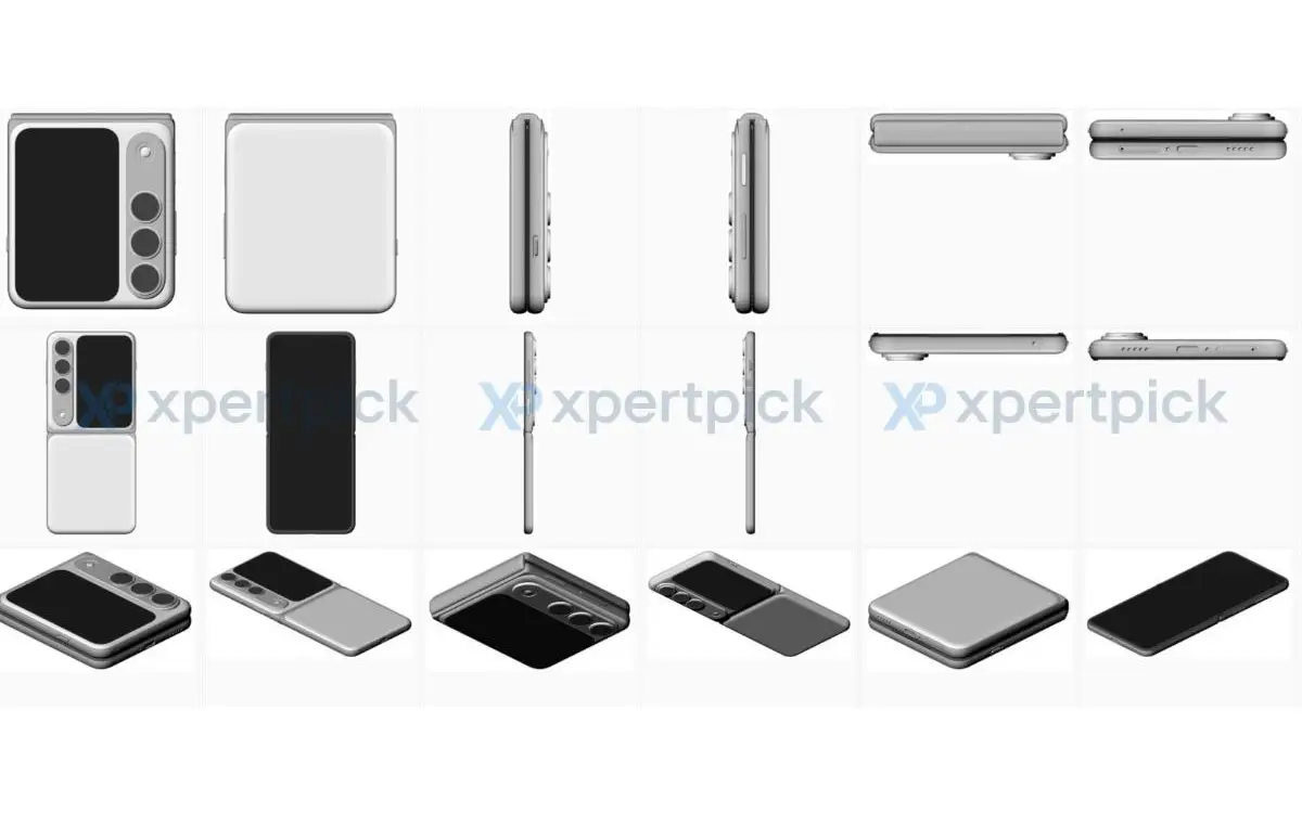 طراحی گوشی تاشو Oppo Find N5 Flip