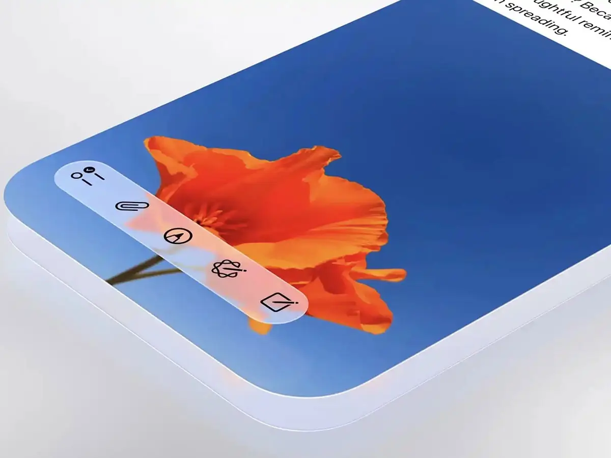 طراحی iOS 26 آیفون