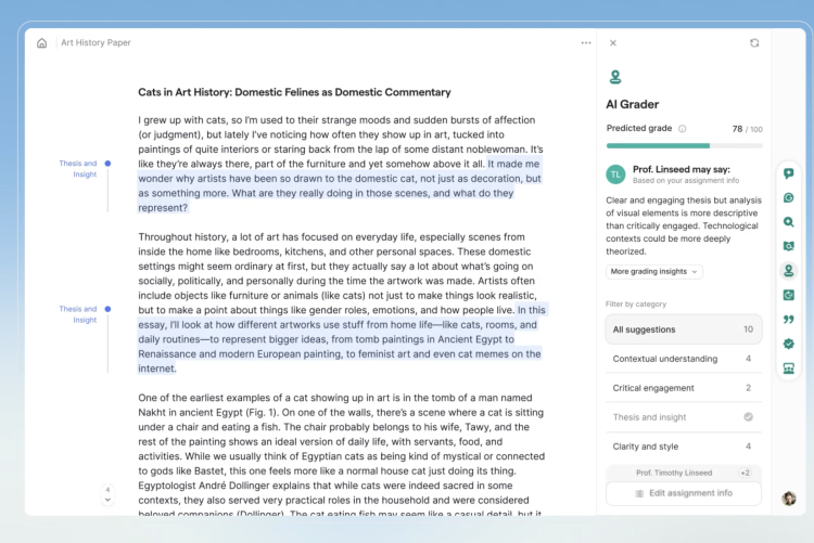 هوش مصنوعی‌ Grammarly