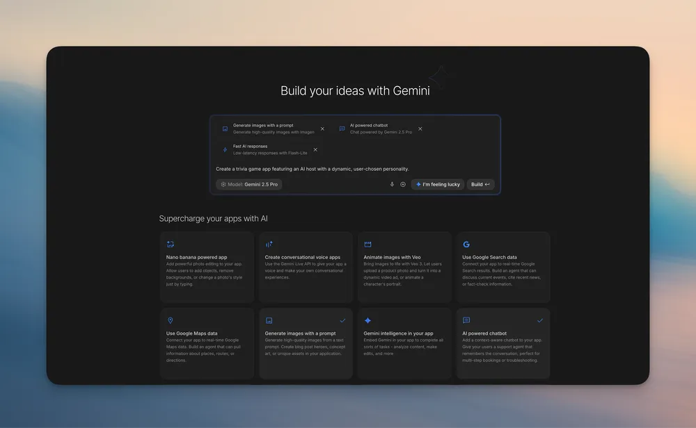 قابلیت کدنویسی با هوش مصنوعی به Google AI Studio اضافه شد