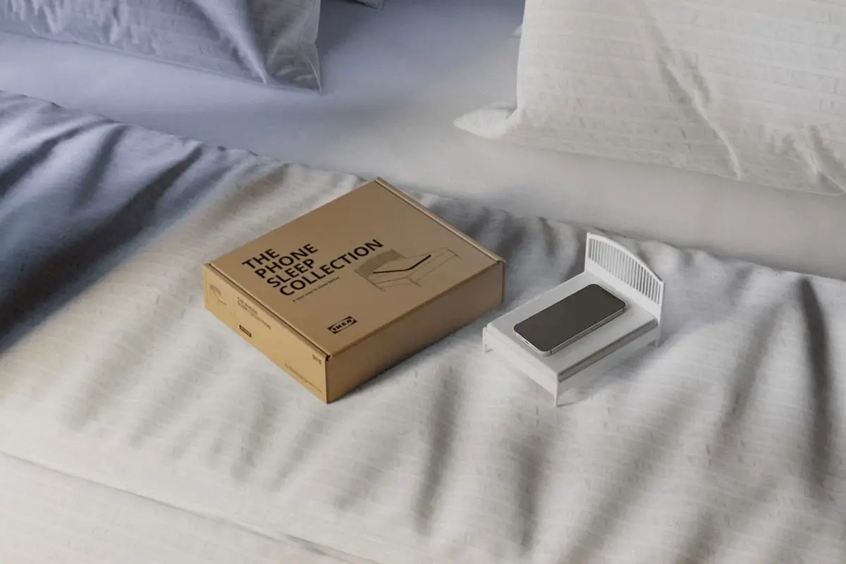 تختخواب گوشی هوشمند با برند IKEA