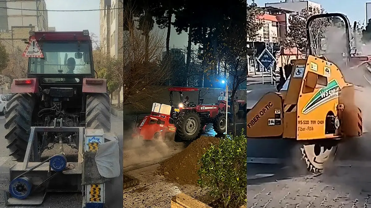 پروژه فیبر نوری ایرانسل در مشهد