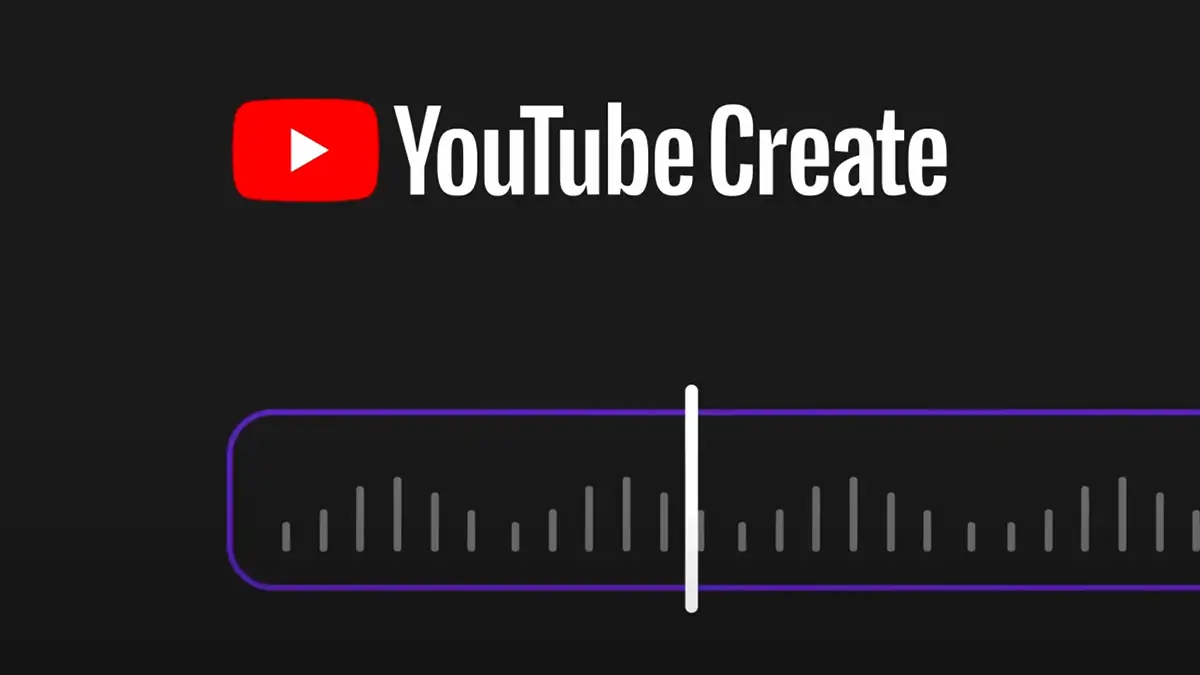 برنامه YouTube Create
