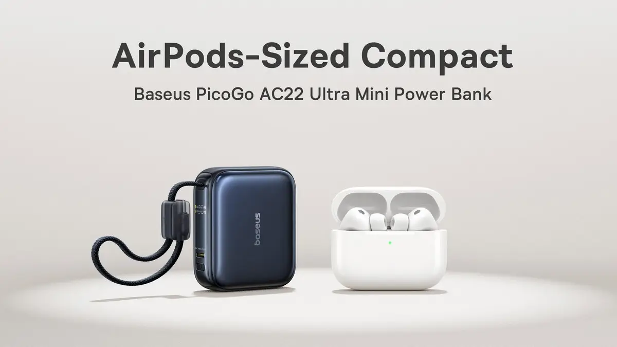 پاوربانک PicoGo AC22 Ultra Mini باسئوس