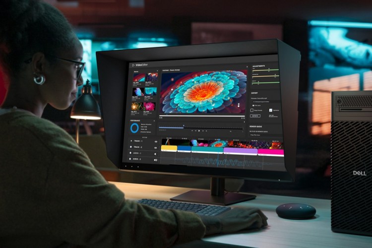 مانیتور Dell UltraSharp 32 4K QD-OLED با دقت رنگ حرفه‌ای معرفی شد