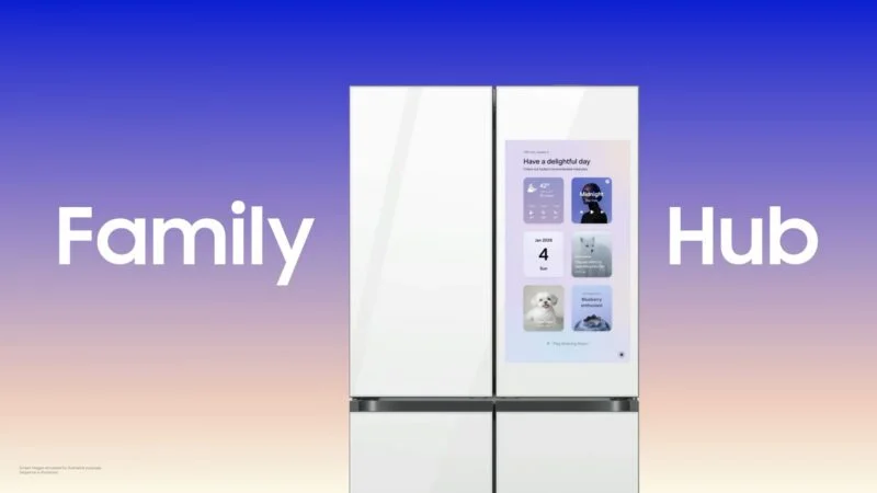 نسل جدید یخچال هوشمند Family Hub سامسونگ با هوش مصنوعی جمینای معرفی شد