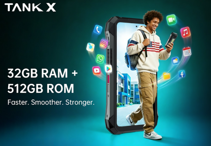 گوشی 8849 Tank X  - نمایشگر بهینه‌شده برای دید در محیط‌های کاری