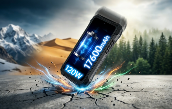 گوشی جان‌سخت 8849 Tank X با ظرفیت باتری بسیار بالا و شارژ سریع