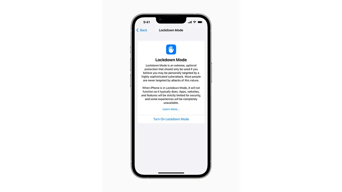 قابلیت Lockdown Mode آیفون