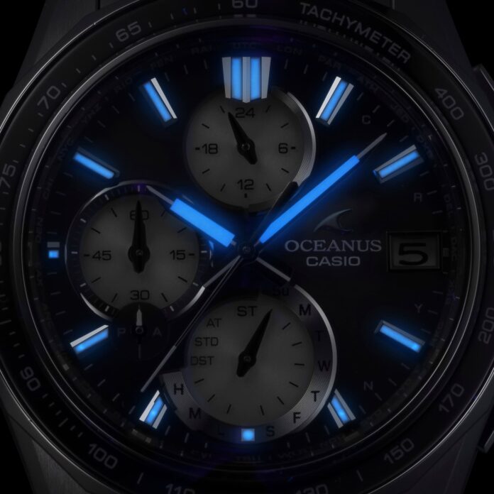 ساعت لوکس خورشیدی Casio Oceanus OCW-S7000F-2A با طراحی الهامگرفته از اقیانوس معرفی شد