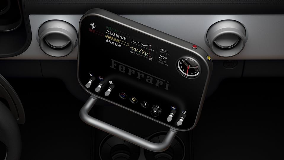 فراری داخل کابین Ferrari Luce EV را بهنمایش گذاشت؛ طراحیشده توسط جانی آیو