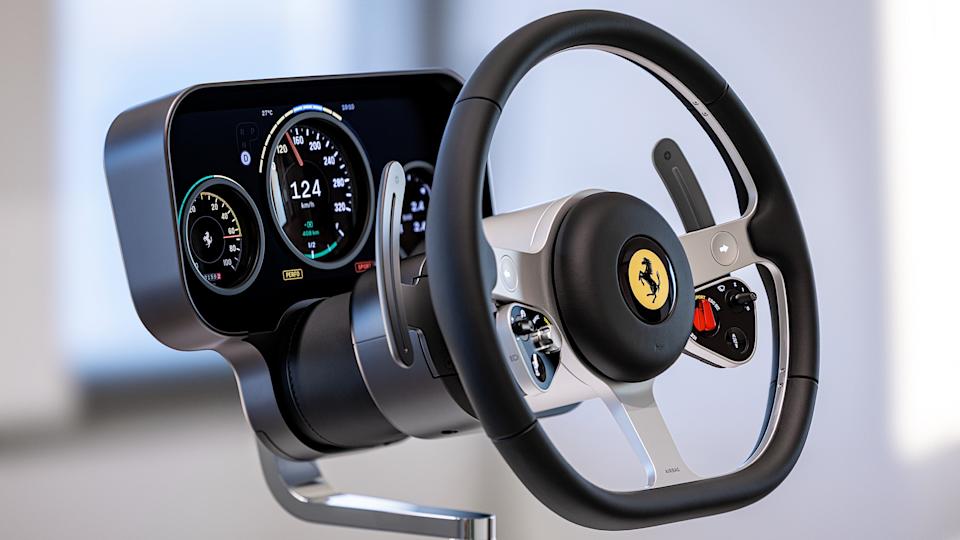 فراری داخل کابین Ferrari Luce EV را بهنمایش گذاشت؛ طراحیشده توسط جانی آیو
