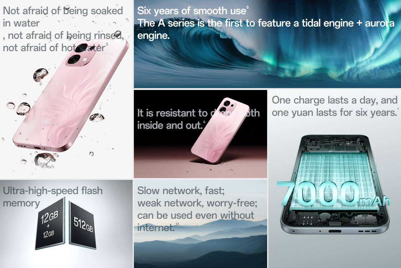 گوشیهای اوپو A6، اوپو A6s، اوپو A6i پلاس و اوپو A6v