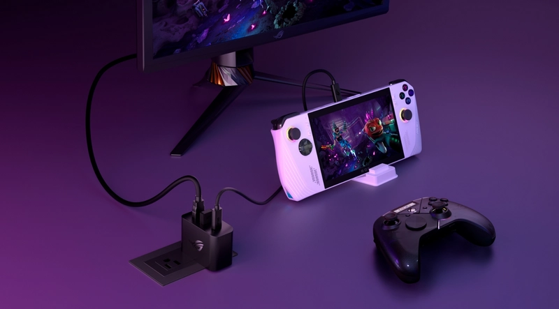 Asus ROG Gaming Charger Dock بهطور واضح برای ROG Ally ساخته شده، اما برای گوشیها نیز کاربرد دارد.