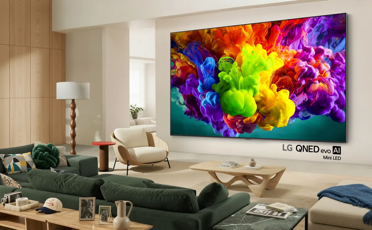 ال‌جی از سری تلویزیون‌های QNED evo Mini LED مدل 2026 رونمایی کرد؛ با مدل غول‌پیکر 115 اینچی