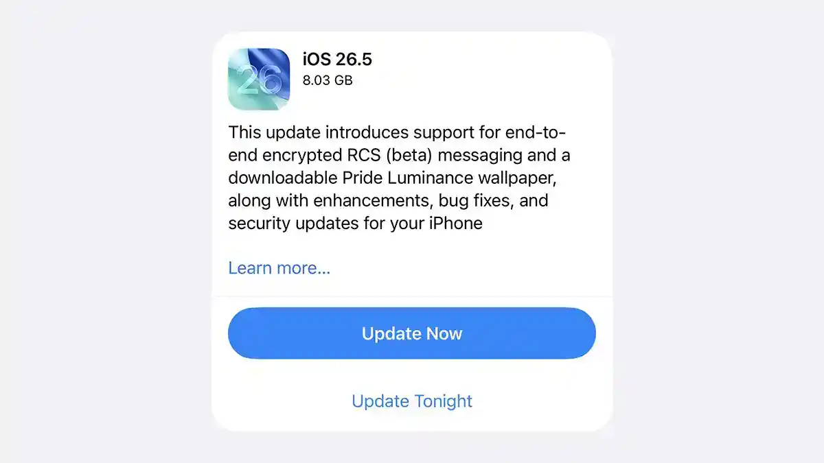 جزئیات آپدیت iOS 26.5 آیفون اپل