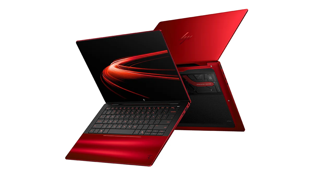 لپ تاپ اچ پی و فراری HP Limited Edition Scuderia Ferrari AI PC