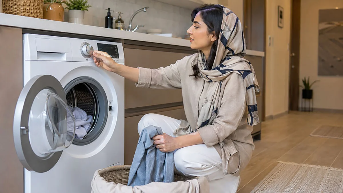 نحوه کار با لباسشویی پاکشوما ۸ کیلویی