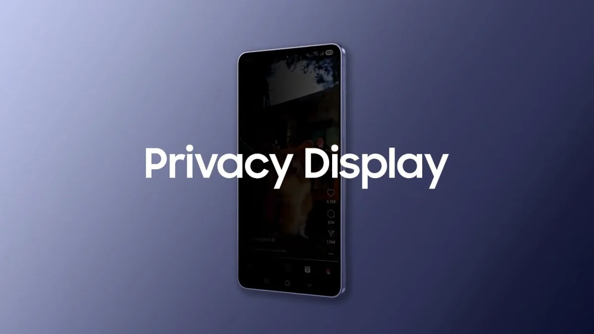 فناوری حریم خصوصی Privacy Display سامسونگ