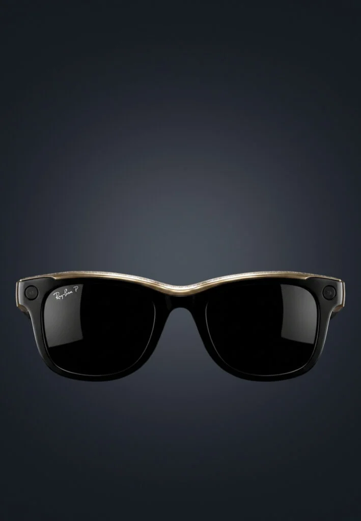 مدل طلایی استاندارد نسخه لوکس عینک هوشمند Ray-Ban