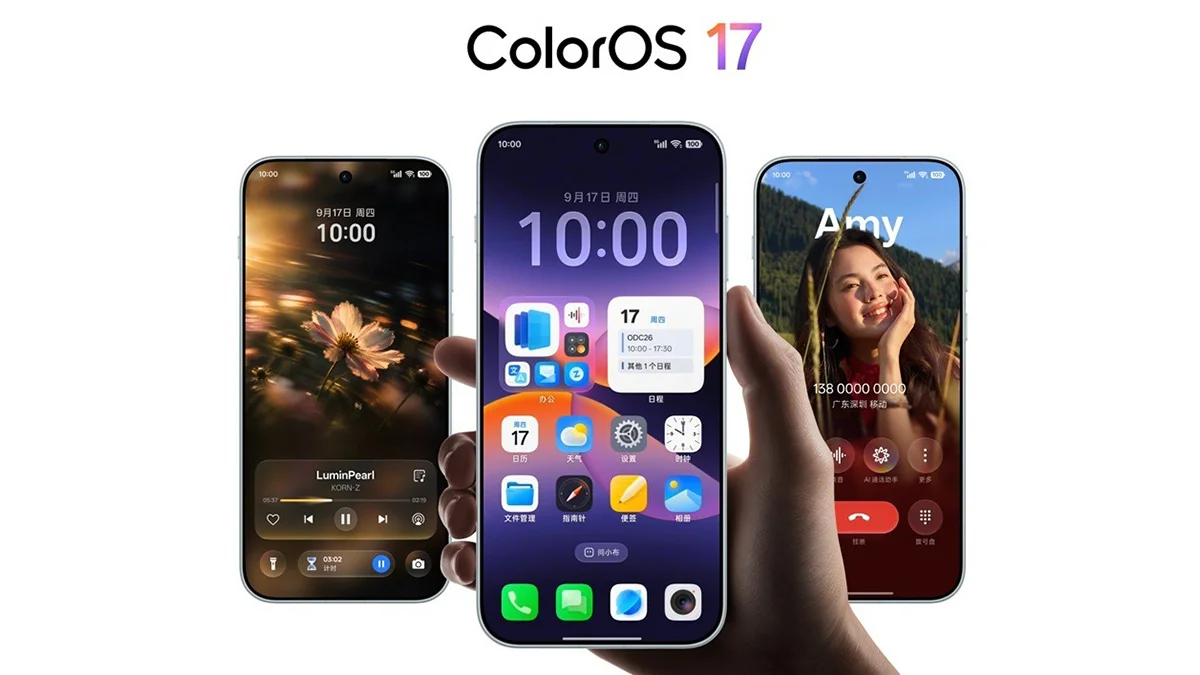 رابط کاربری ColorOS 17 اوپو