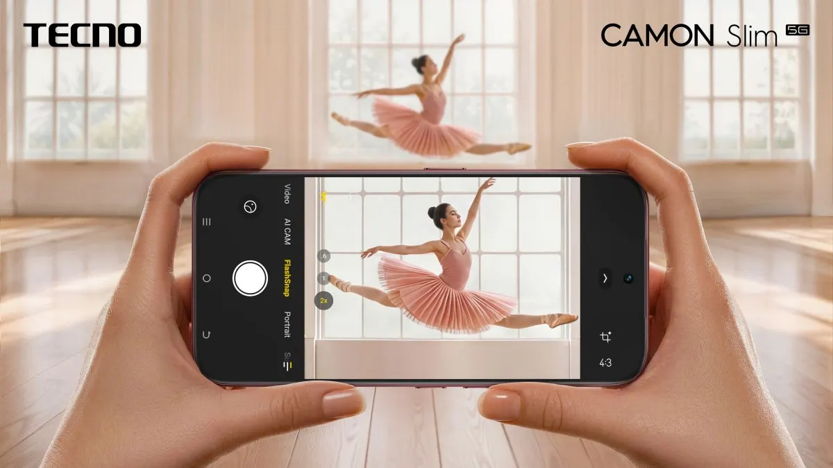 مشخصات گوشی فوق‌باریک تکنو Camon Slim 5G