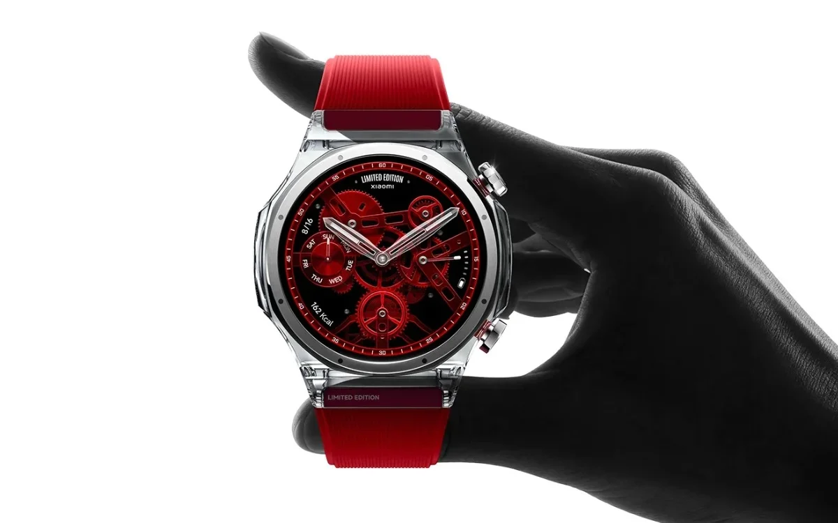 ساعت Xiaomi Watch S5 Transparent Edition با بدنه شفاف و تولید محدود