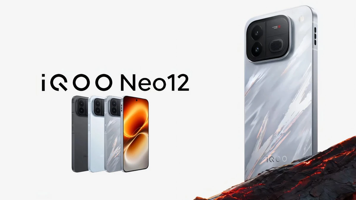 گوشی iQOO Neo12 با باتری عظیم و فن خنک‌کننده داخلی از راه رسید